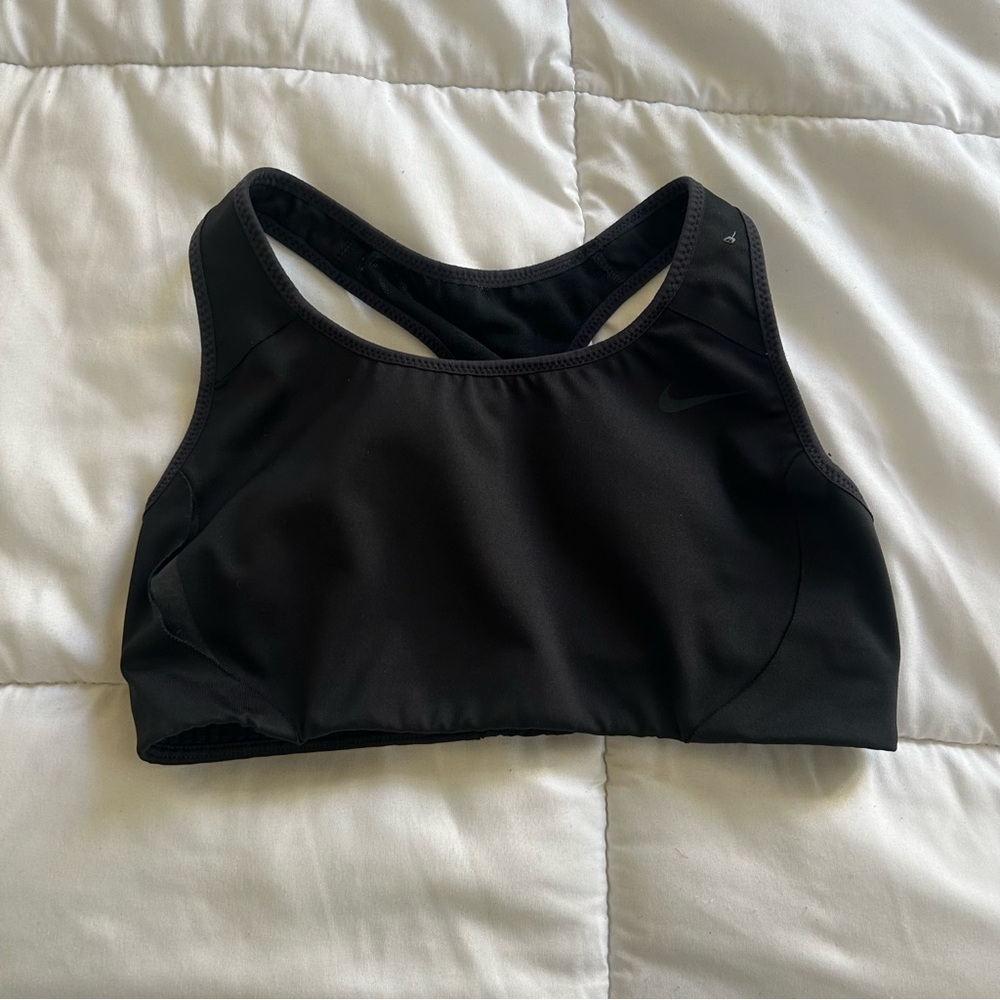 Nike Black Racerback Sports Bra